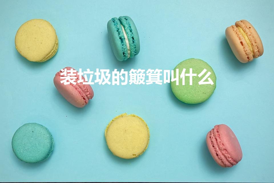 装垃圾的簸箕叫什么（盛垃圾的工具叫什么名字）