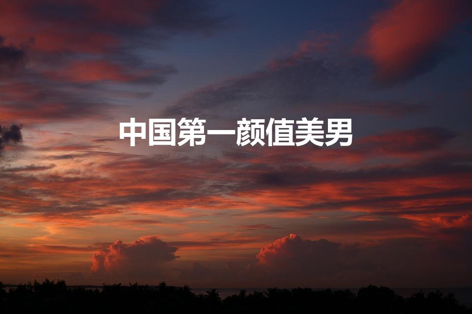 中国第一颜值美男（中国第一美男子是谁》、）