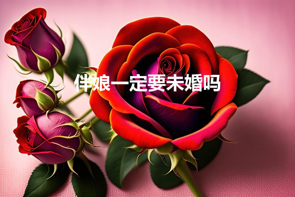 伴娘一定要未婚吗（伴娘必须是未婚吗）