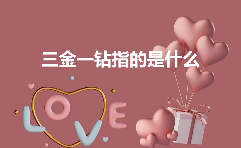 三金一钻指的是什么（五金一钻指的是什么）