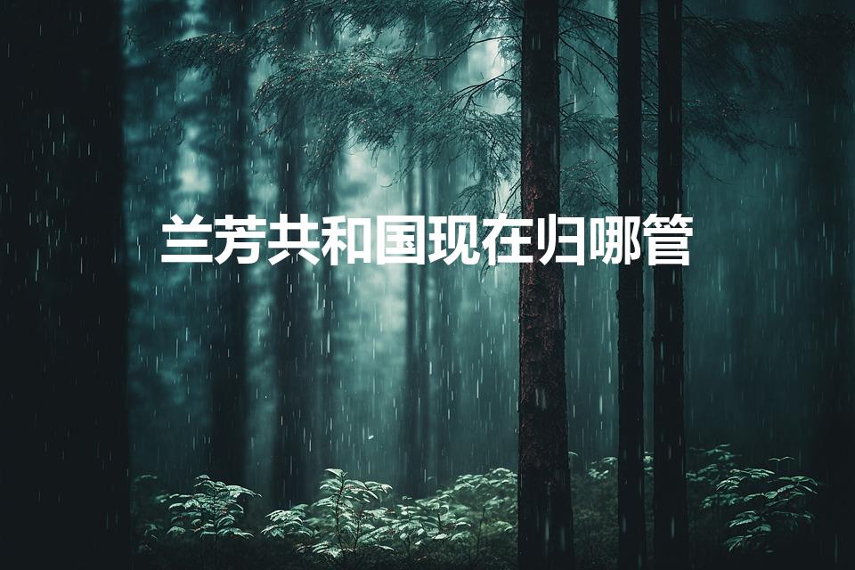 兰芳共和国现在归哪管