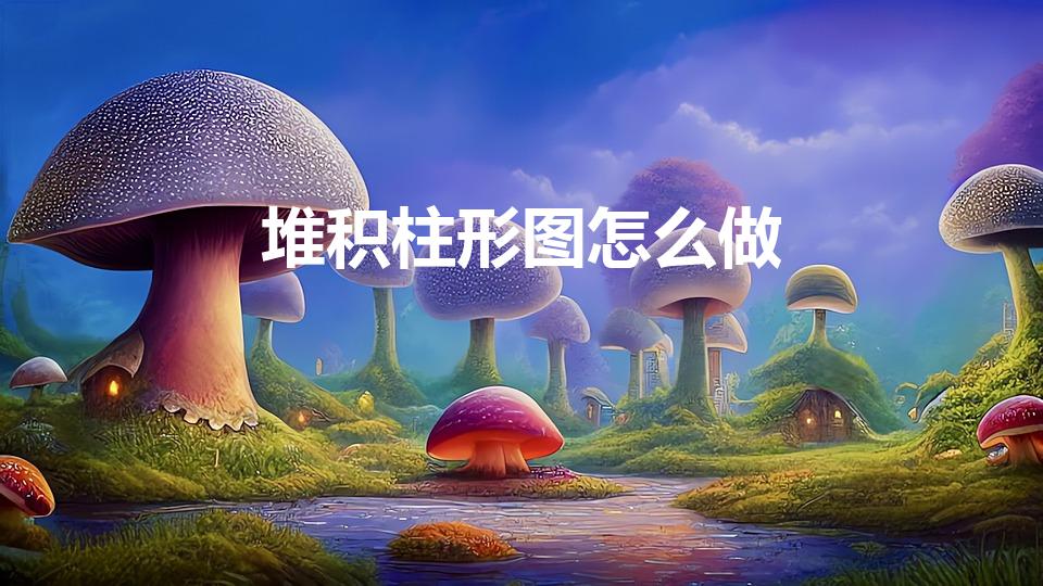堆积柱形图怎么做（怎样在excel里绘制2个堆积柱形图）