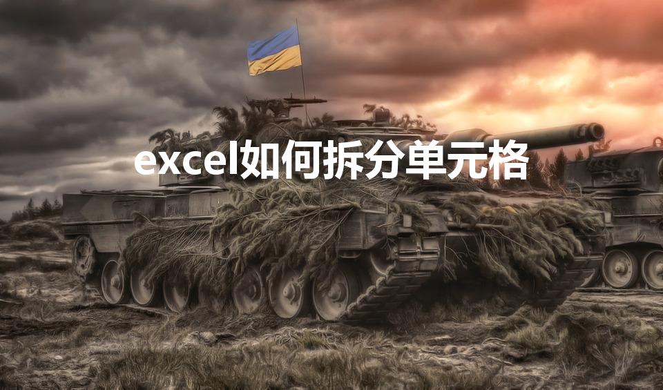 excel如何拆分单元格（如何使用Excel拆分单元格）