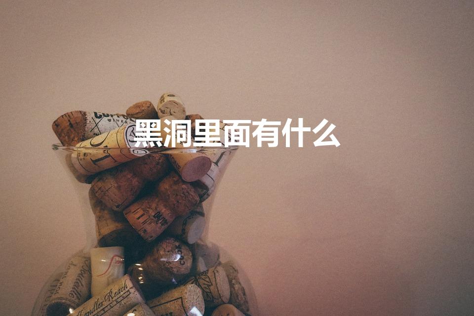 黑洞里面有什么（黑洞里有什么）