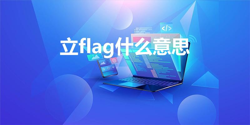 立flag什么意思（立flag是什么意思中文）