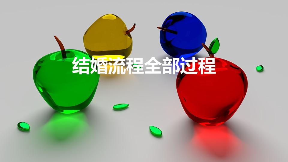结婚流程全部过程（结婚一般经过什么步骤）