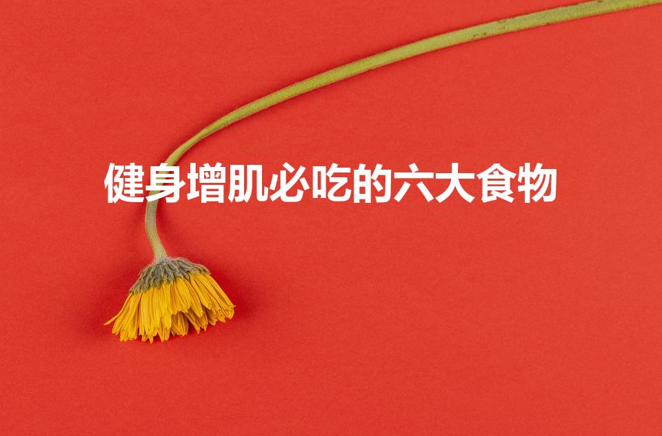 健身增肌必吃的六大食物（有助于健身人群增肌的食物有哪些）