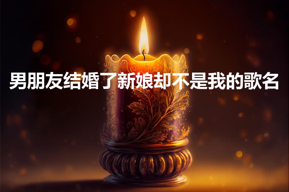 男朋友结婚了新娘却不是我的歌名