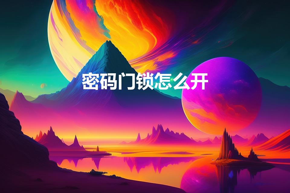密码门锁怎么开（智能门锁密码开锁步骤）