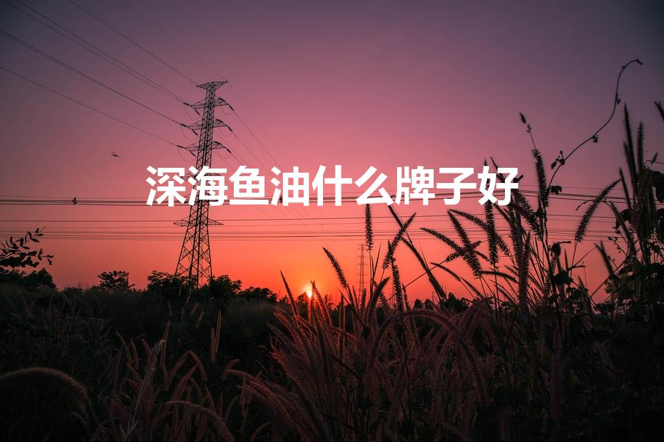 深海鱼油什么牌子好（深海鱼油十大名牌的排名）