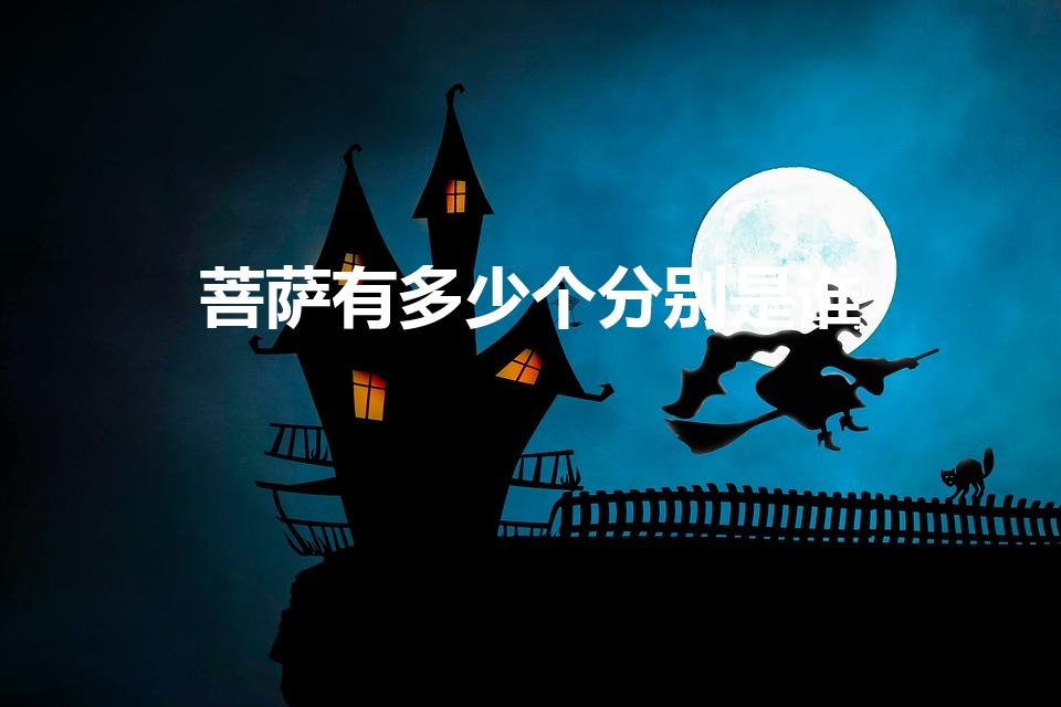 菩萨有多少个分别是谁（菩萨一共有多少个）