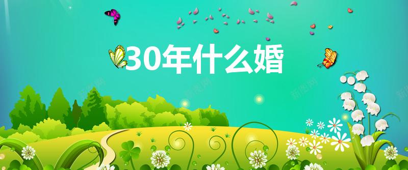 30年什么婚（30年结婚是什么婚）
