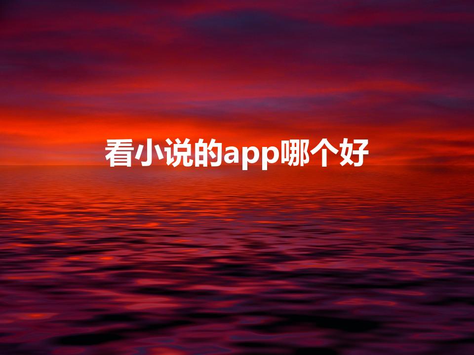 看小说的app哪个好（看小说的软件有哪些软件比较好）