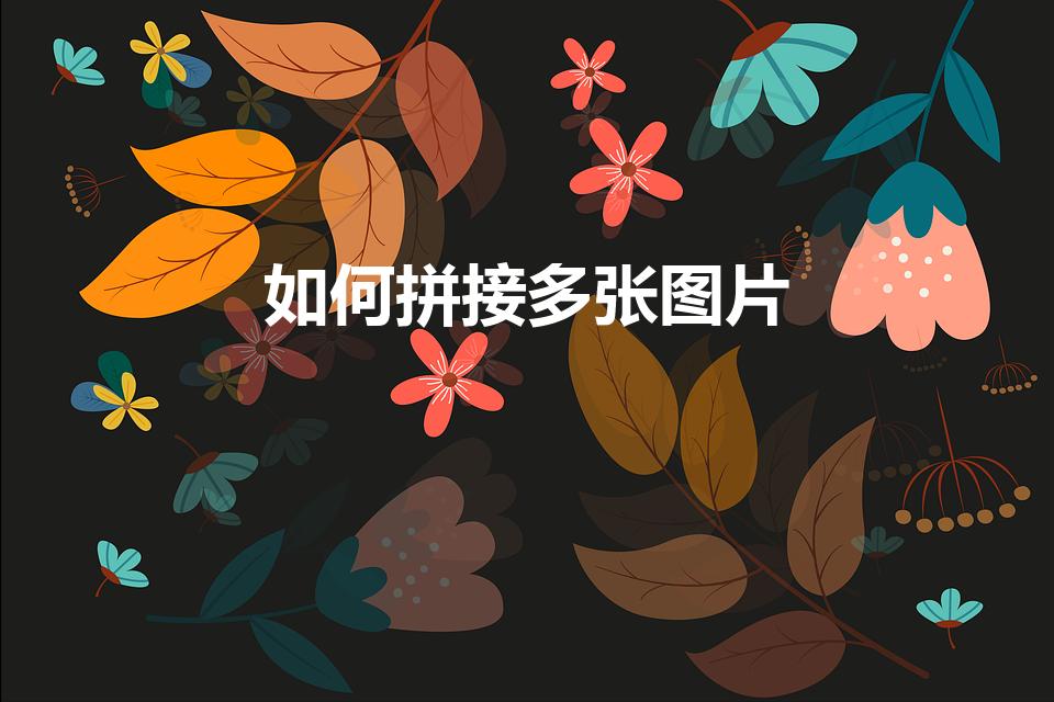 如何拼接多张图片（几张照片合成一张怎么操作）