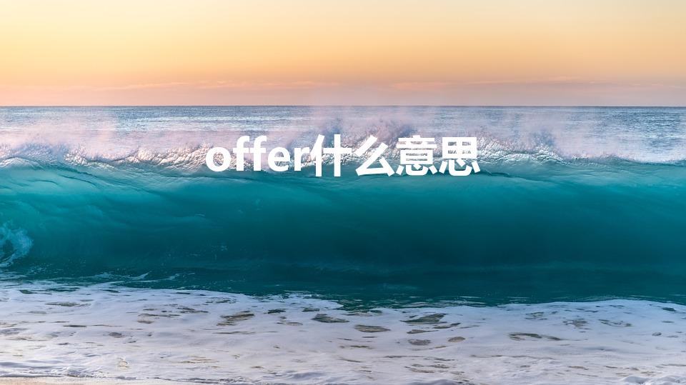 offer什么意思（offer是什么意思）