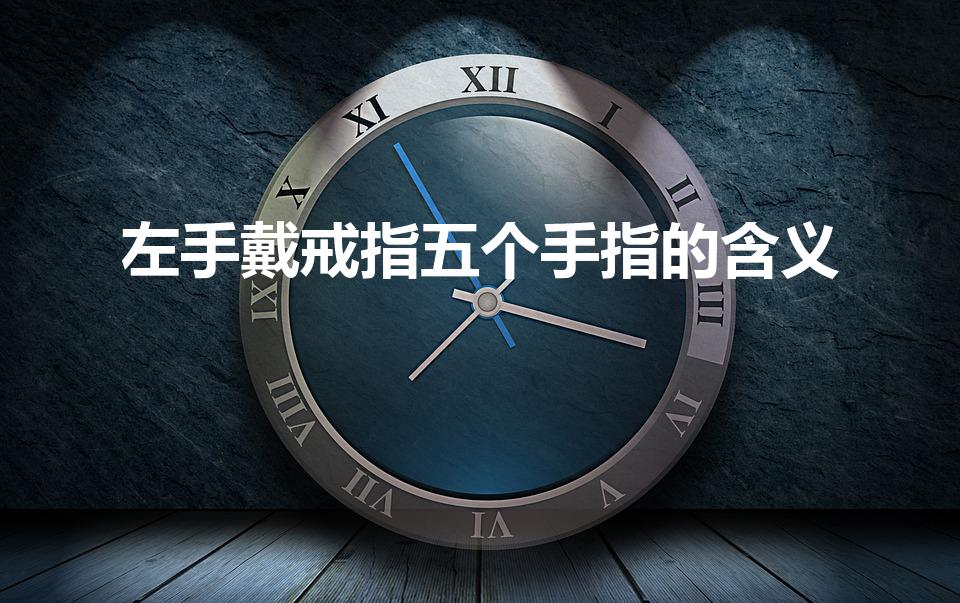 左手戴戒指五个手指的含义（五指戴戒指的含义）