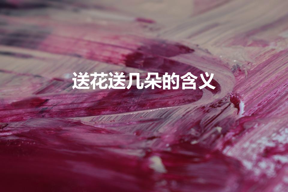 送花送几朵的含义（送几朵花的含义和代表什么意思）