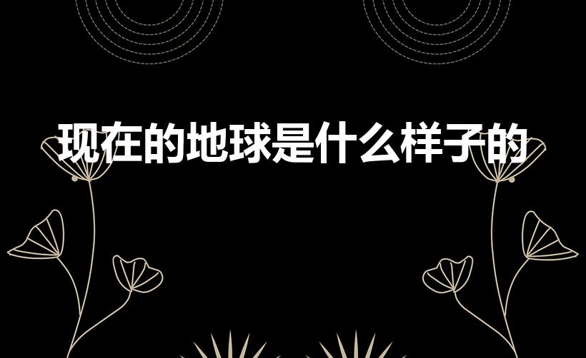 现在的地球是什么样子的（地球是什么样子的）
