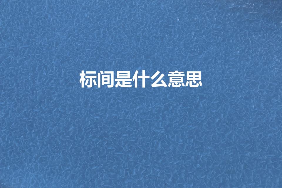 标间是什么意思（酒店的标间是什么意思）