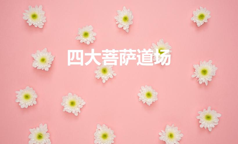 四大菩萨道场（四大菩萨的道场是哪几座山）