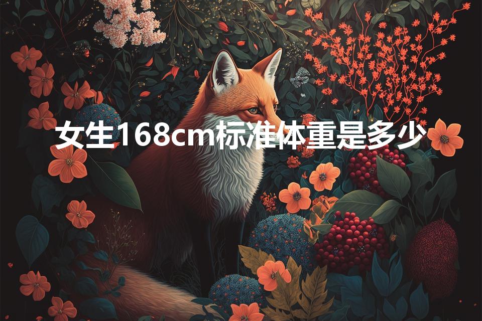 女生168cm标准体重是多少（168身高 女生标准体重）