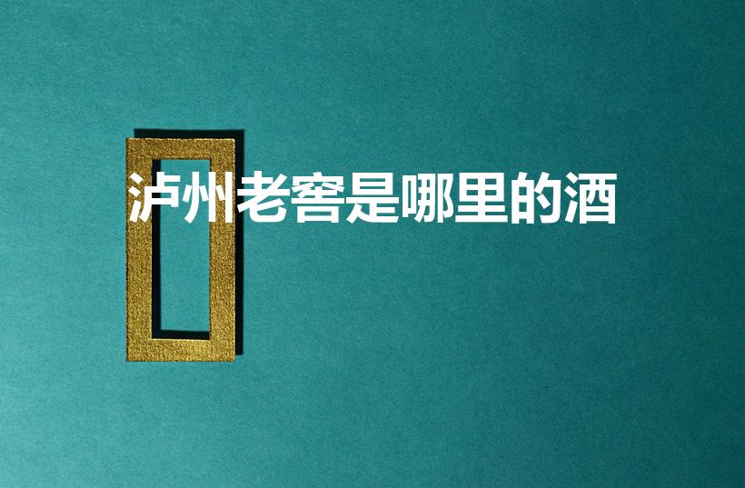 泸州老窖是哪里的酒（泸州老窖是哪里生产的）