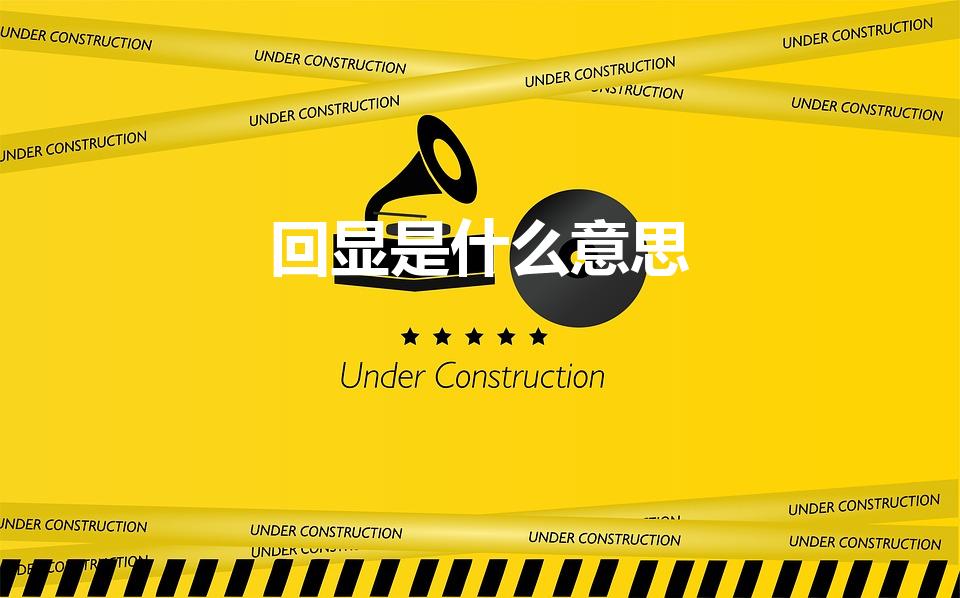 回显是什么意思（什么是回显,可以举个例子说明吗）
