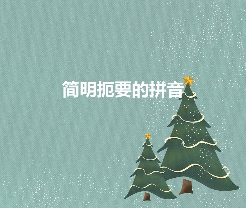 简明扼要的拼音（简明扼要的读音）