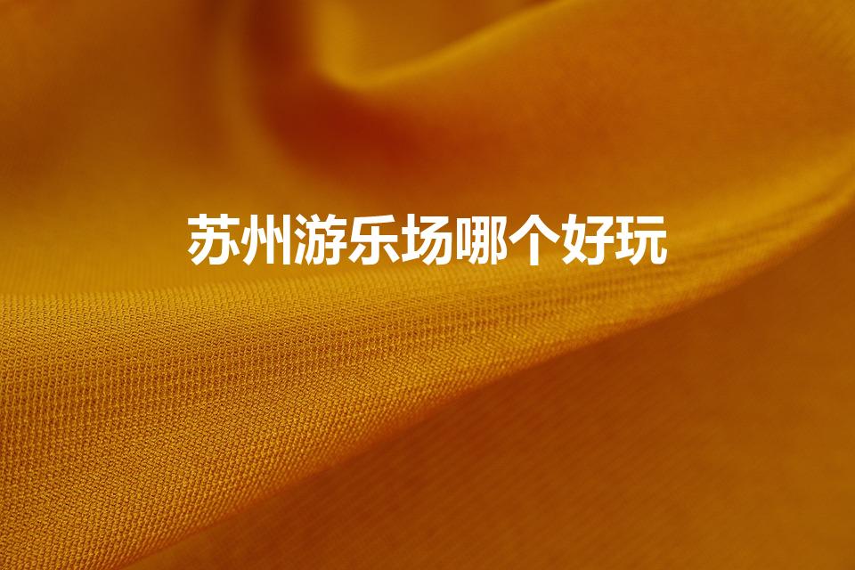苏州游乐场哪个好玩（苏州乐园里有哪些好玩的）