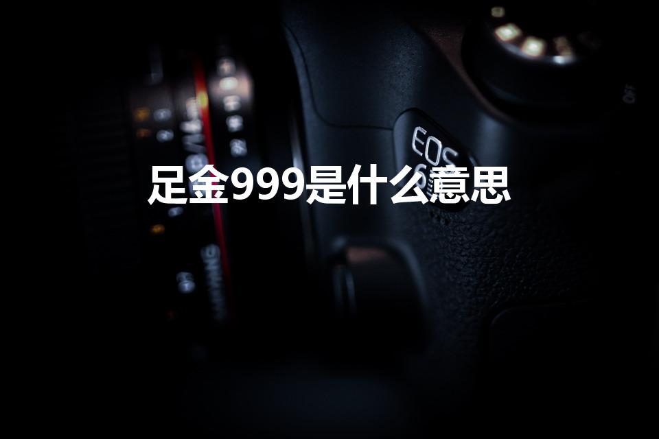 足金999是什么意思（999足金是什么意思）