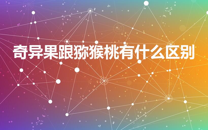 奇异果跟猕猴桃有什么区别（猕猴桃与奇异果的区别是什么）
