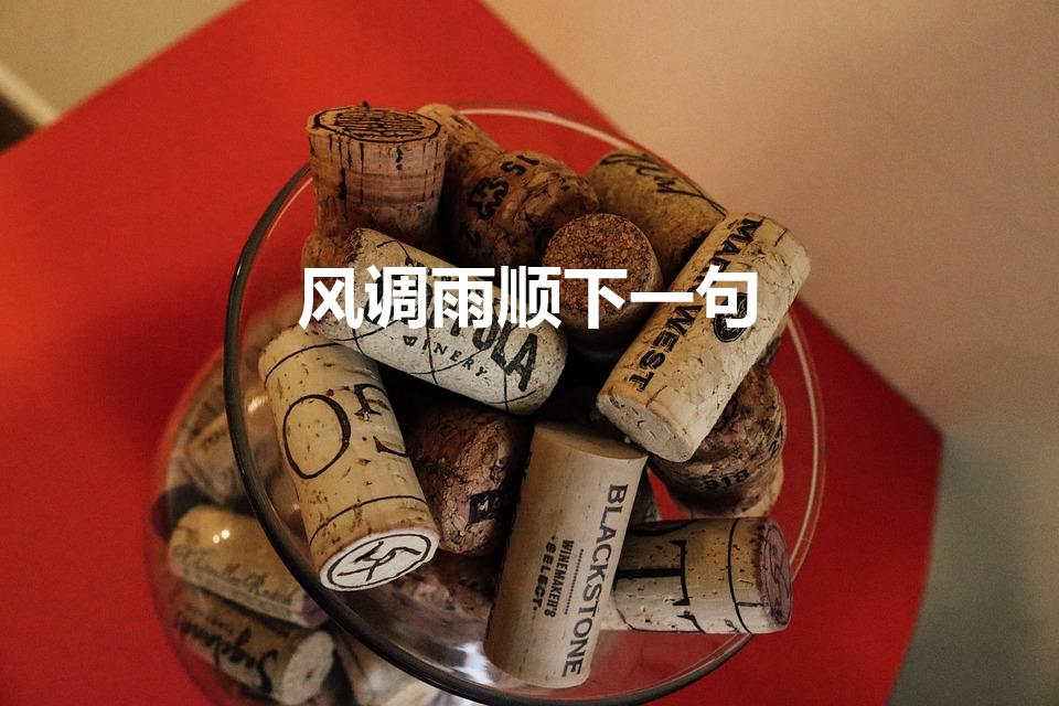 风调雨顺下一句（风调雨顺的下联是什么）