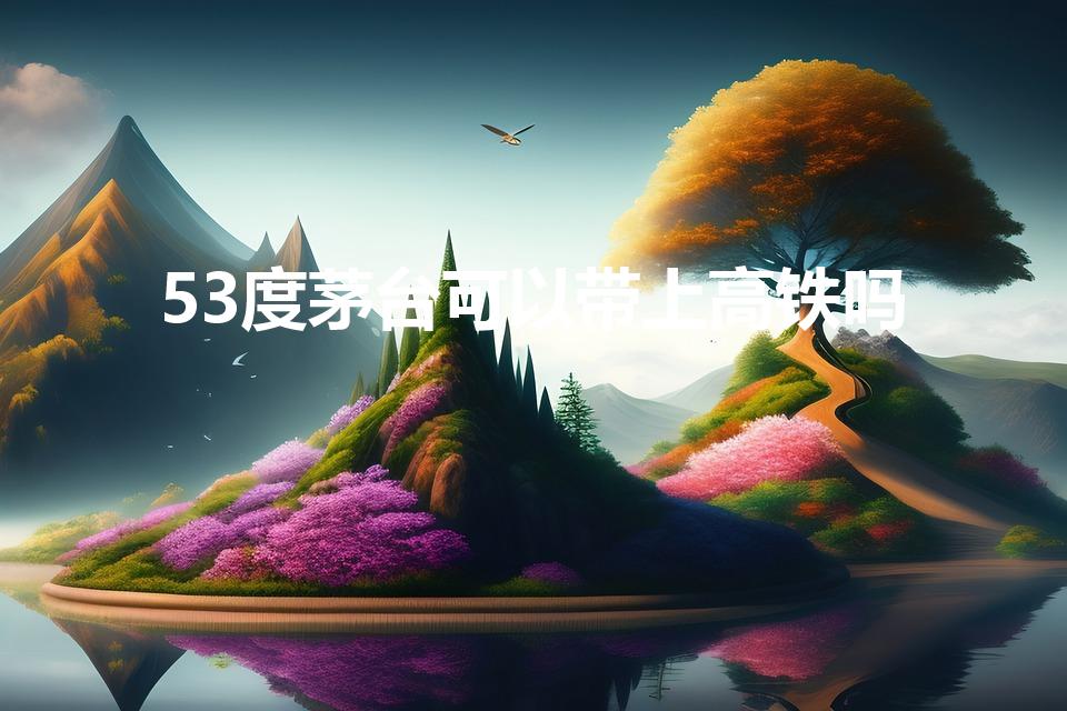 53度茅台可以带上高铁吗（6瓶53度茅台可以带上高铁吗）