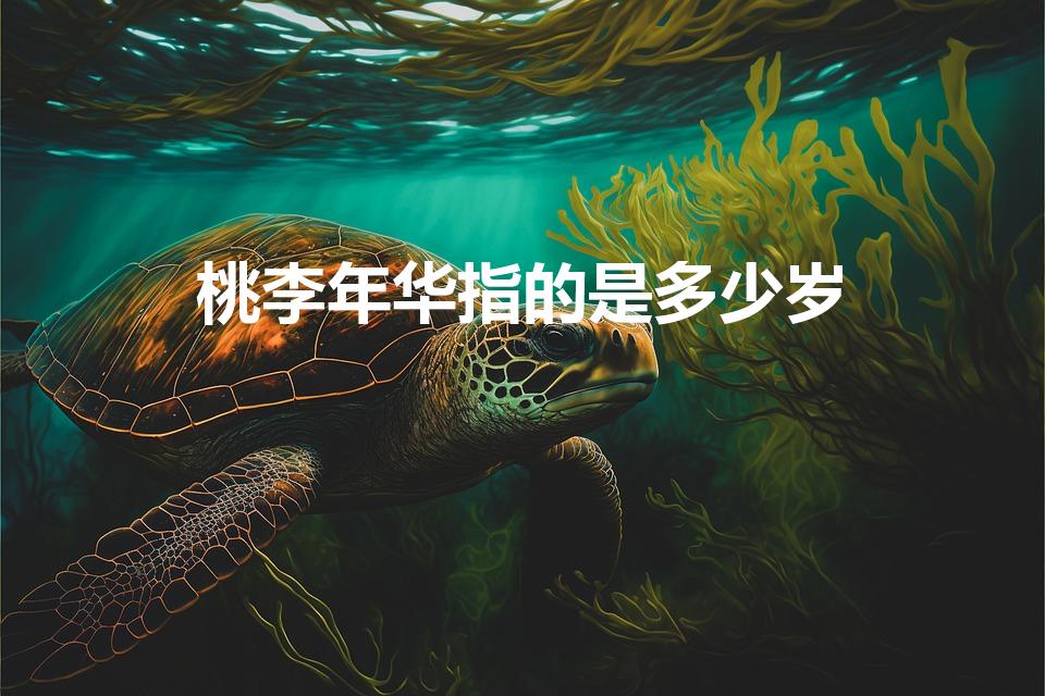 桃李年华指的是多少岁（桃李是指女子多少岁）