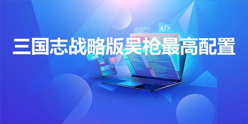 三国志战略版吴枪最高配置（三国志战略版吴枪阵容搭配）