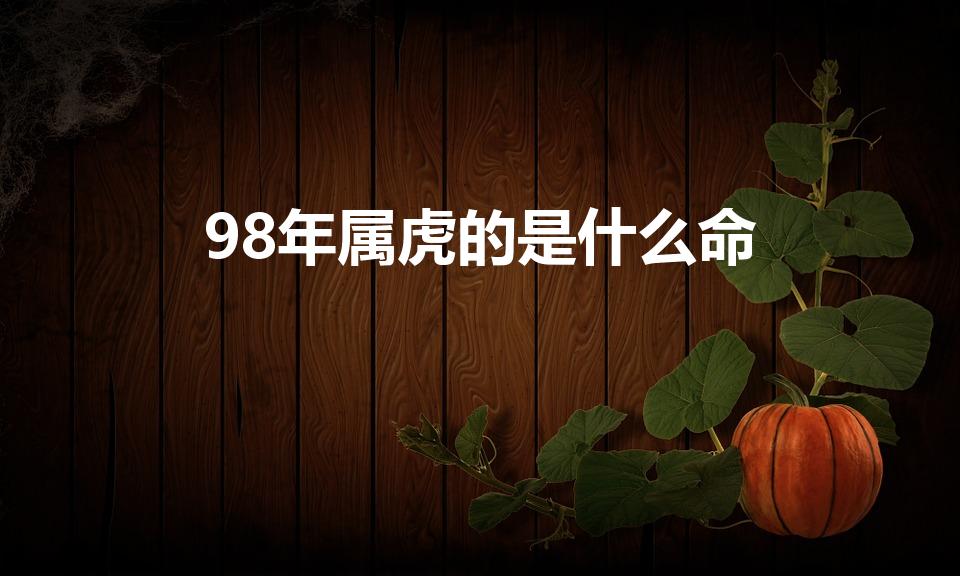 98年属虎的是什么命（1998年属虎是什么命）