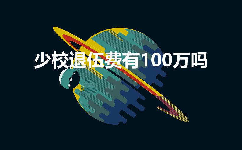 少校退伍费有100万吗（当兵20年退伍100万吗）