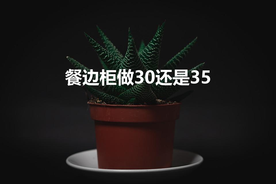 餐边柜做30还是35（餐边柜深度做40还是35好用）