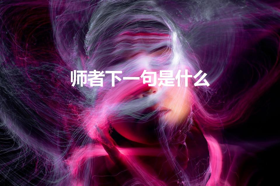 师者下一句是什么（"师者,传道授业解惑也"原句是什么）