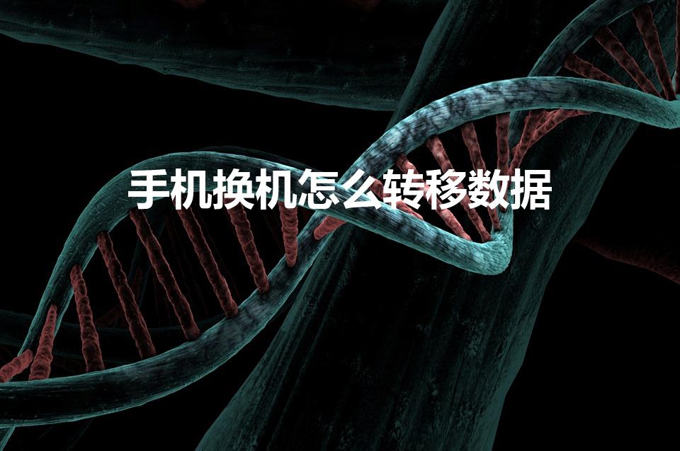手机换机怎么转移数据（换手机怎么把所有东西移到新手机）