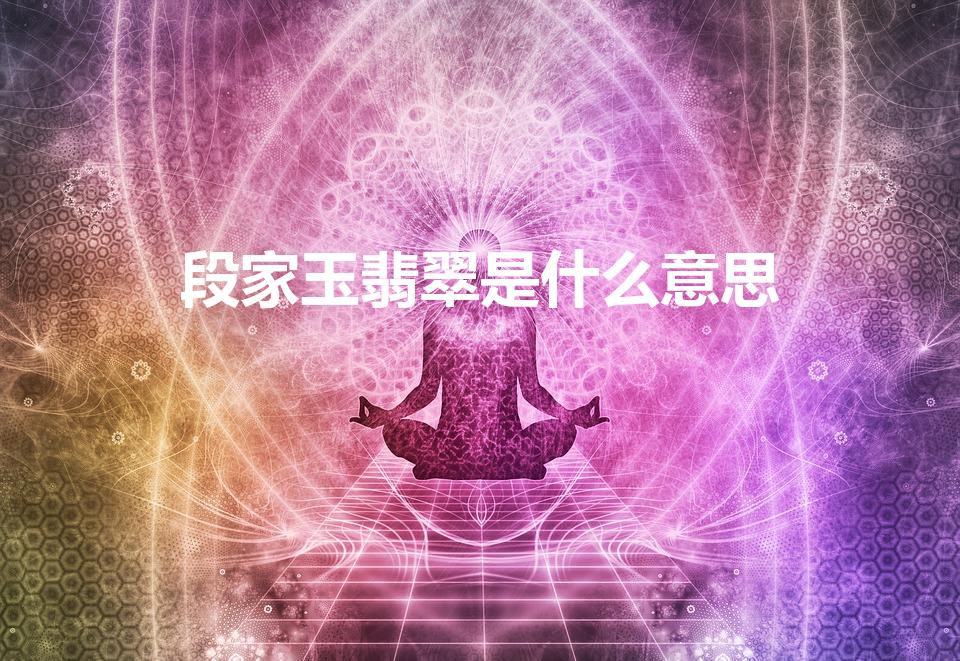 段家玉翡翠是什么意思（段家玉翡翠是缅甸那个场囗）