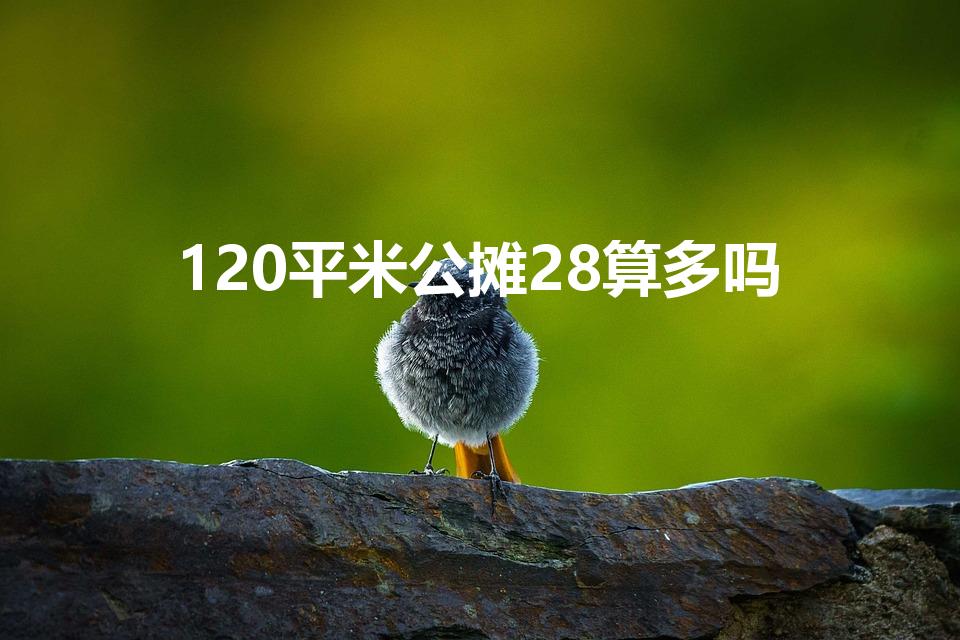 120平米公摊28算多吗（高层公摊28%正常吗）