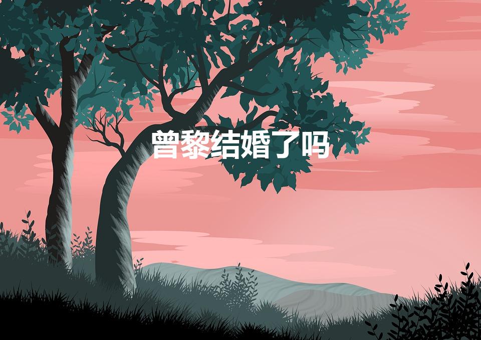 曾黎结婚了吗