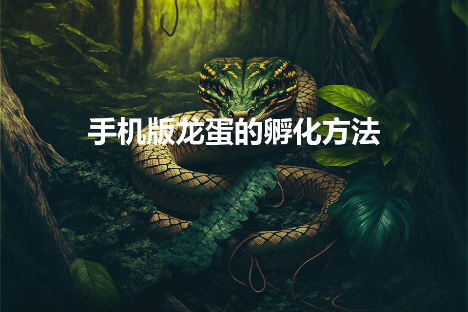 手机版龙蛋的孵化方法（手机版末影龙龙蛋的孵化方法）