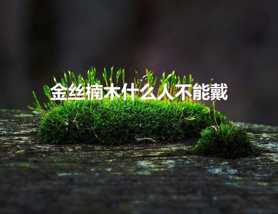 金丝楠木什么人不能戴（男人不戴阴沉木金丝）