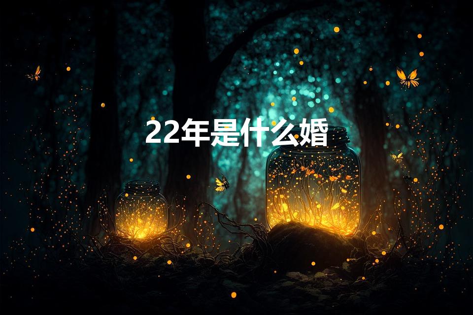 22年是什么婚（结婚22年是属于什么婚）