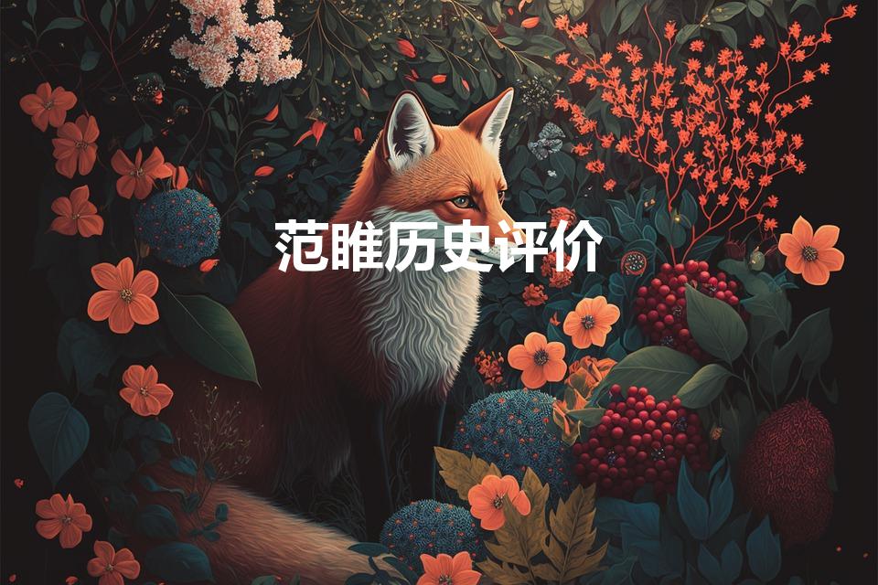 范睢历史评价