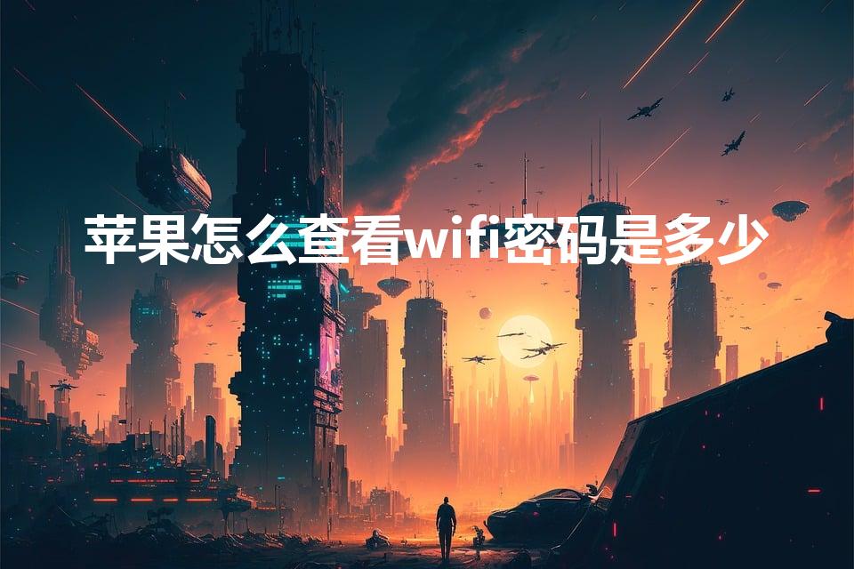 苹果怎么查看wifi密码是多少