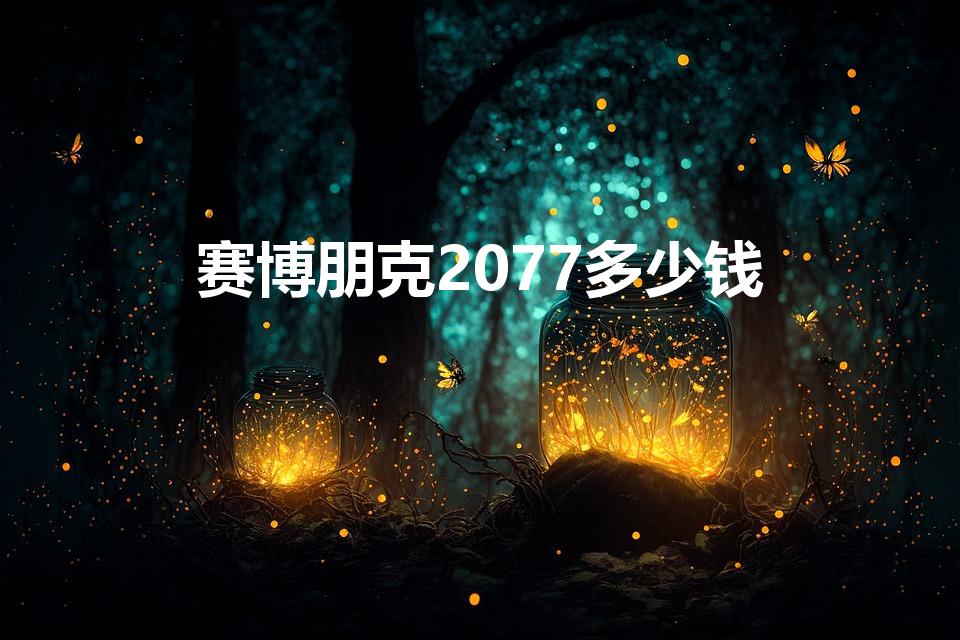 赛博朋克2077多少钱（2077二段跳多少钱蓝色）