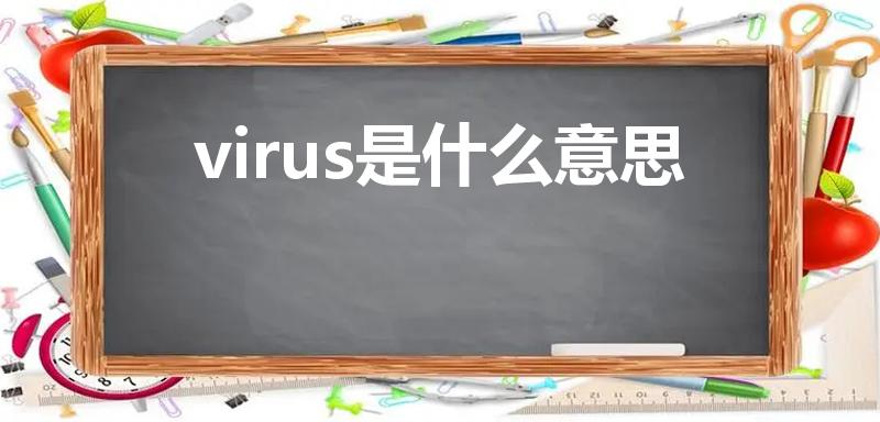 virus是什么意思（Virus 是什么意思啊）